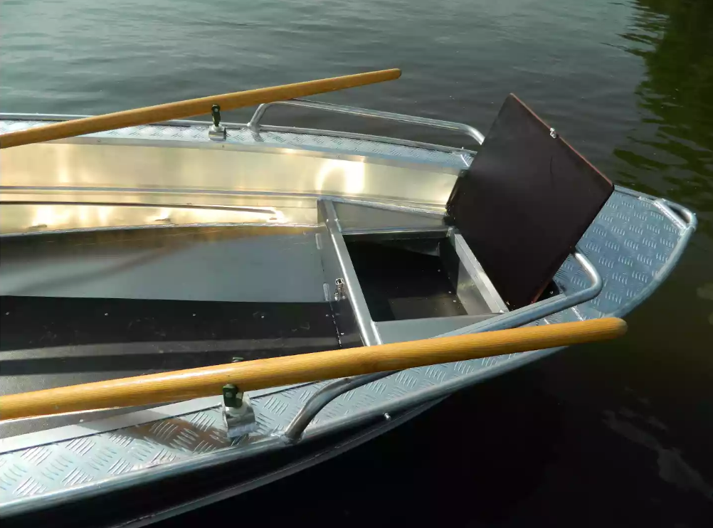 Алюминиевая лодка Wyatboat-390 У в Октябрьском
