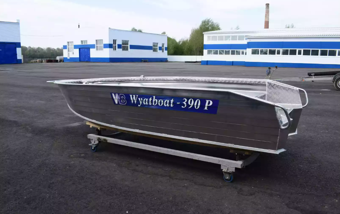 Алюминиевая лодка Wyatboat-390Р Увеличенный борт в Октябрьском