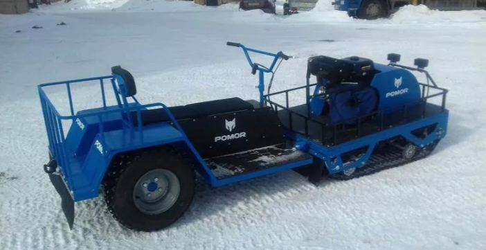 Мотобуксировщик POMOR X-2 K18 в Октябрьском
