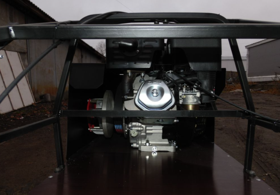 Мотобуксировщик AhtaR Зима 15 л/с с вариатором в Октябрьском