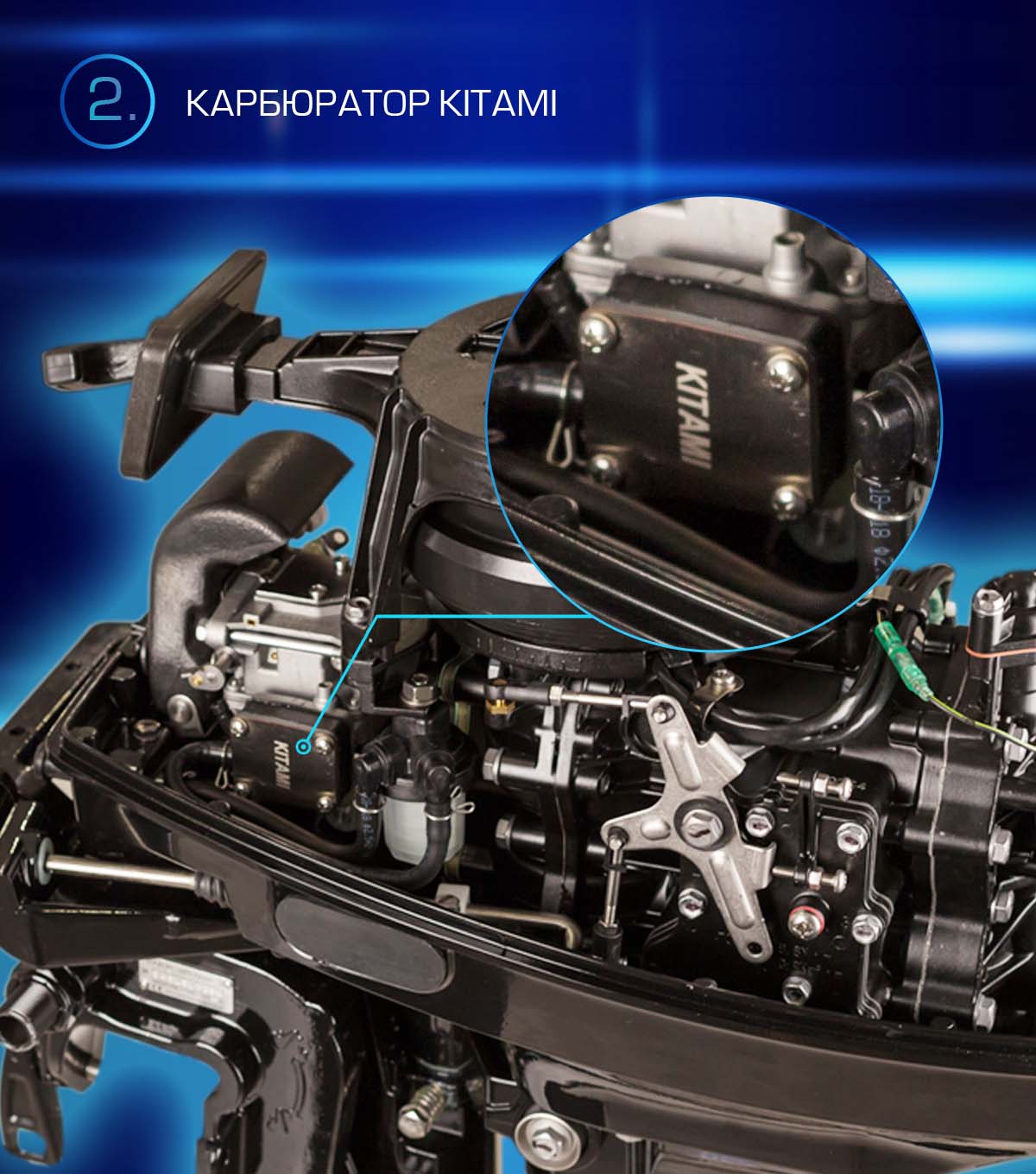 Лодочный мотор MARLIN PROLINE MP 9.9 (20) AWRS FORCE в Октябрьском