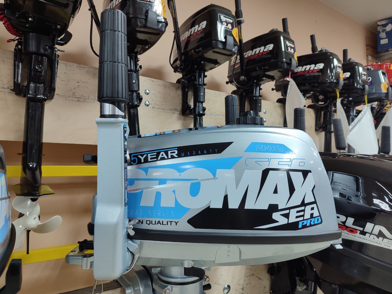 Лодочный мотор PROMAX SP5FHS (внешний бак 12 л) в Октябрьском