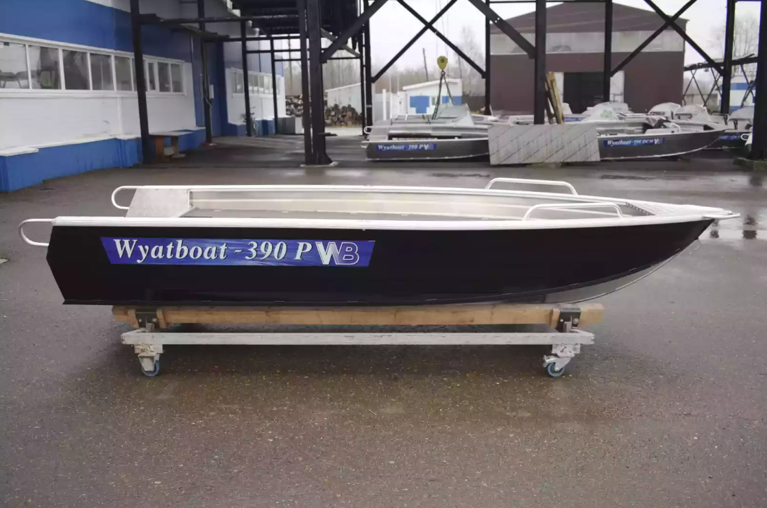 Алюминиевая лодка Wyatboat-390РМ в Октябрьском