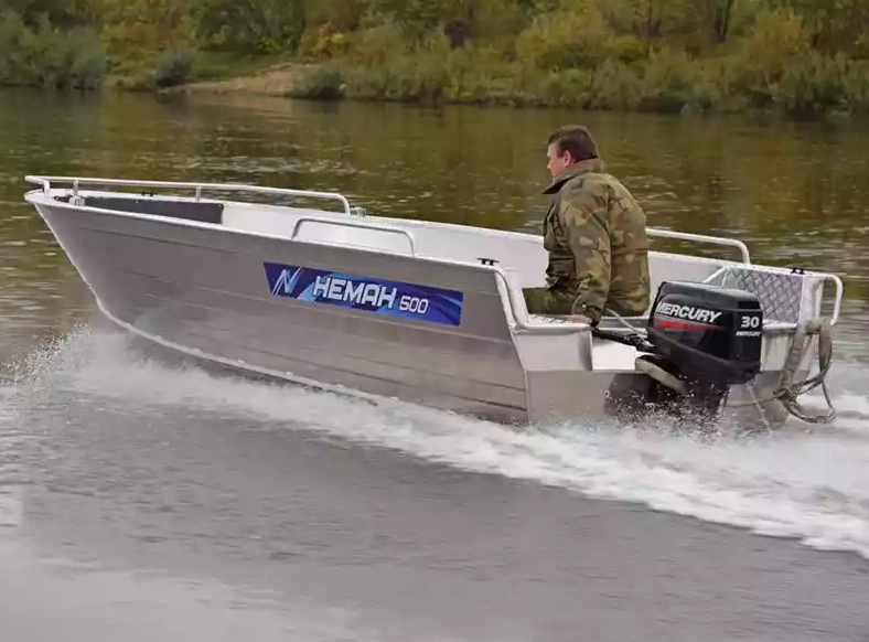 Алюминиевая лодка Неман-500 P в Октябрьском