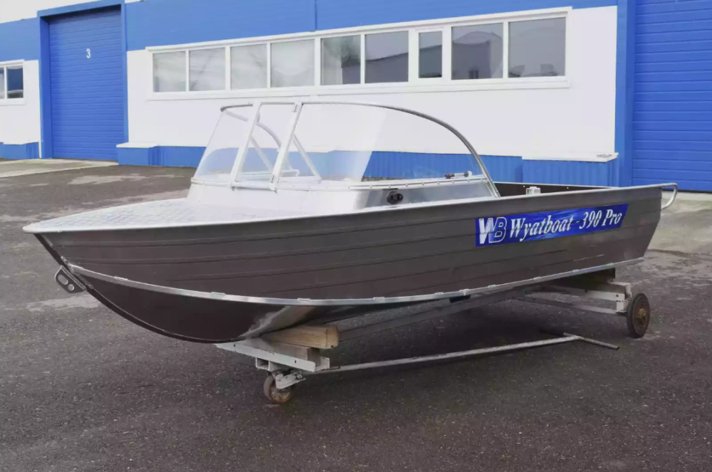 Алюминиевая лодка Wyatboat-390 Pro в Октябрьском