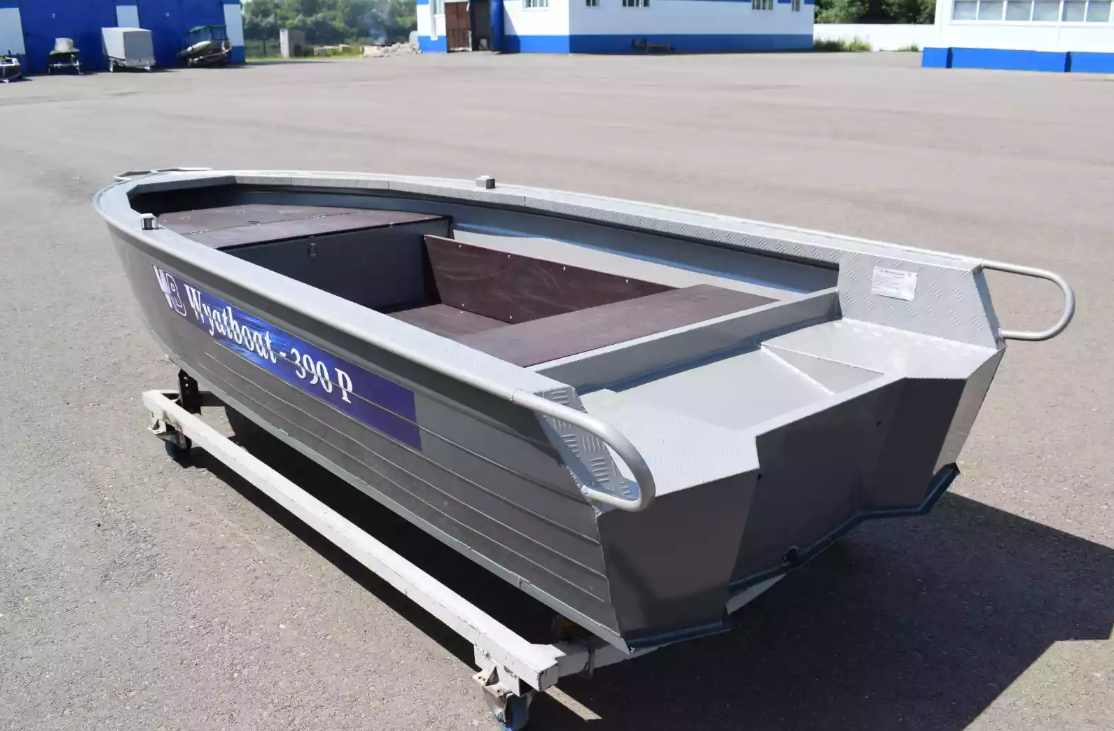 Алюминиевая лодка Wyatboat-390Р Fish в Октябрьском