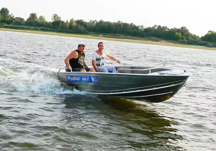 Алюминиевая лодка Wyatboat-460 P в Октябрьском