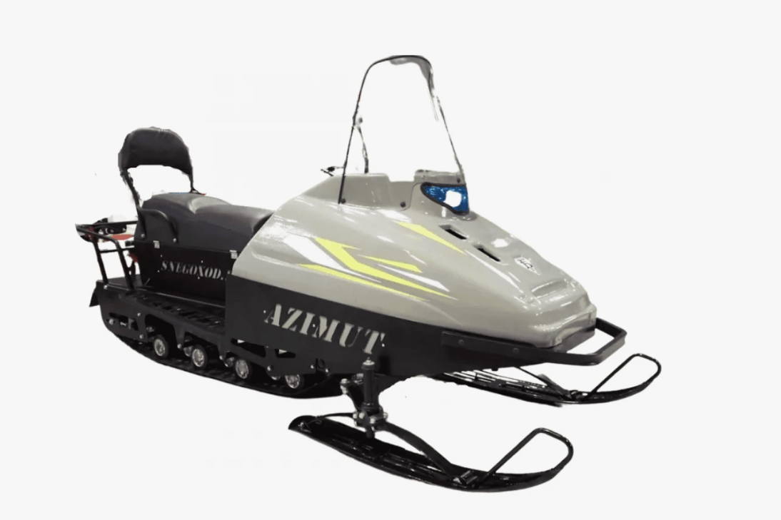 Миниснегоход Бурлак Азимут 20 л.с. , эл.запуск, реверс, тормоз гидравл, капот серый в Октябрьском