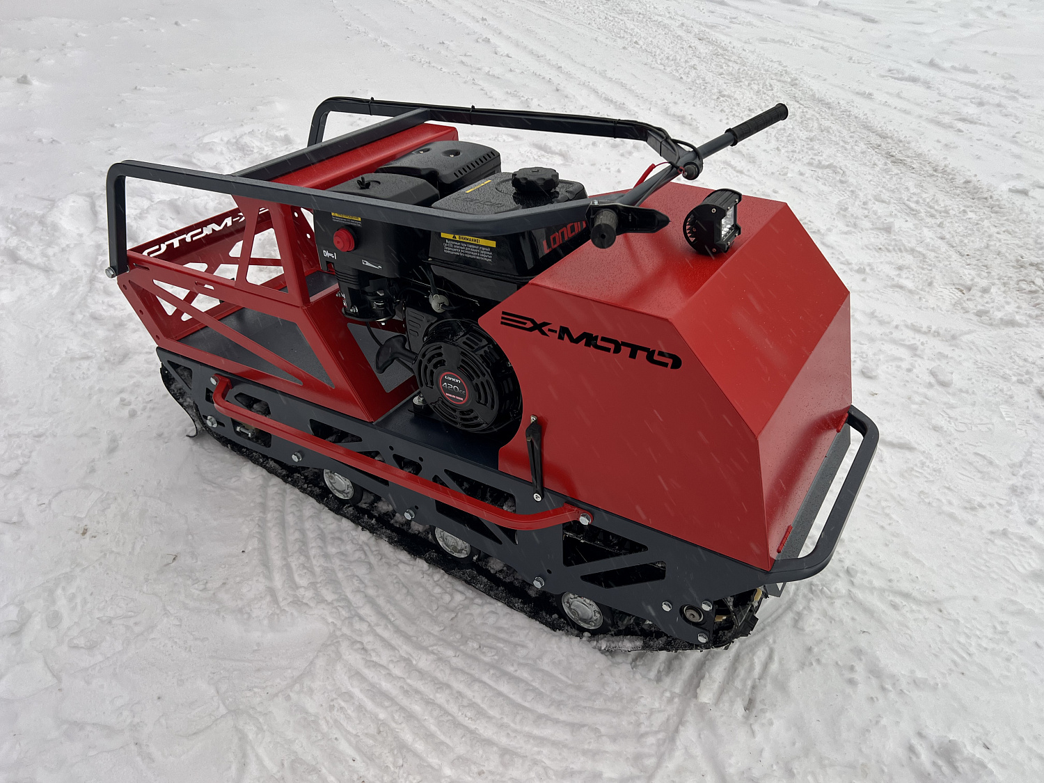 Мотобуксировщик EX-MOTO SNOWDOG S500 15л.с в Октябрьском