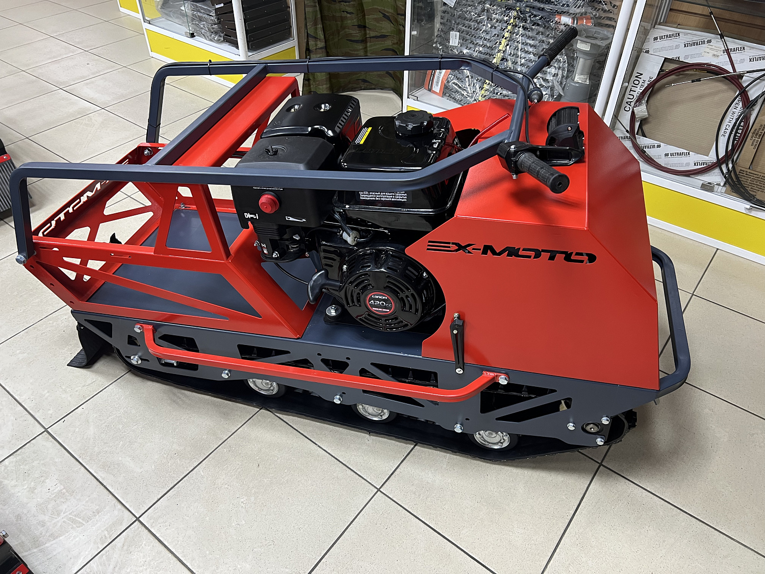 Мотобуксировщик EX-MOTO SNOWDOG S500 15л.с в Октябрьском