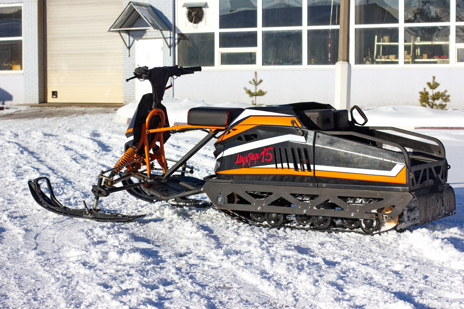 Мотобуксировщик IRBIS Мухтар 15 с лыжным модулем в комплекте в Октябрьском