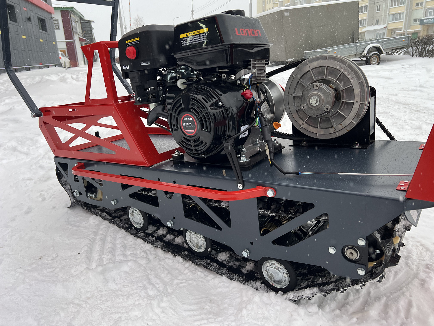 Мотобуксировщик EX-MOTO SNOWDOG S500 15л.с в Октябрьском