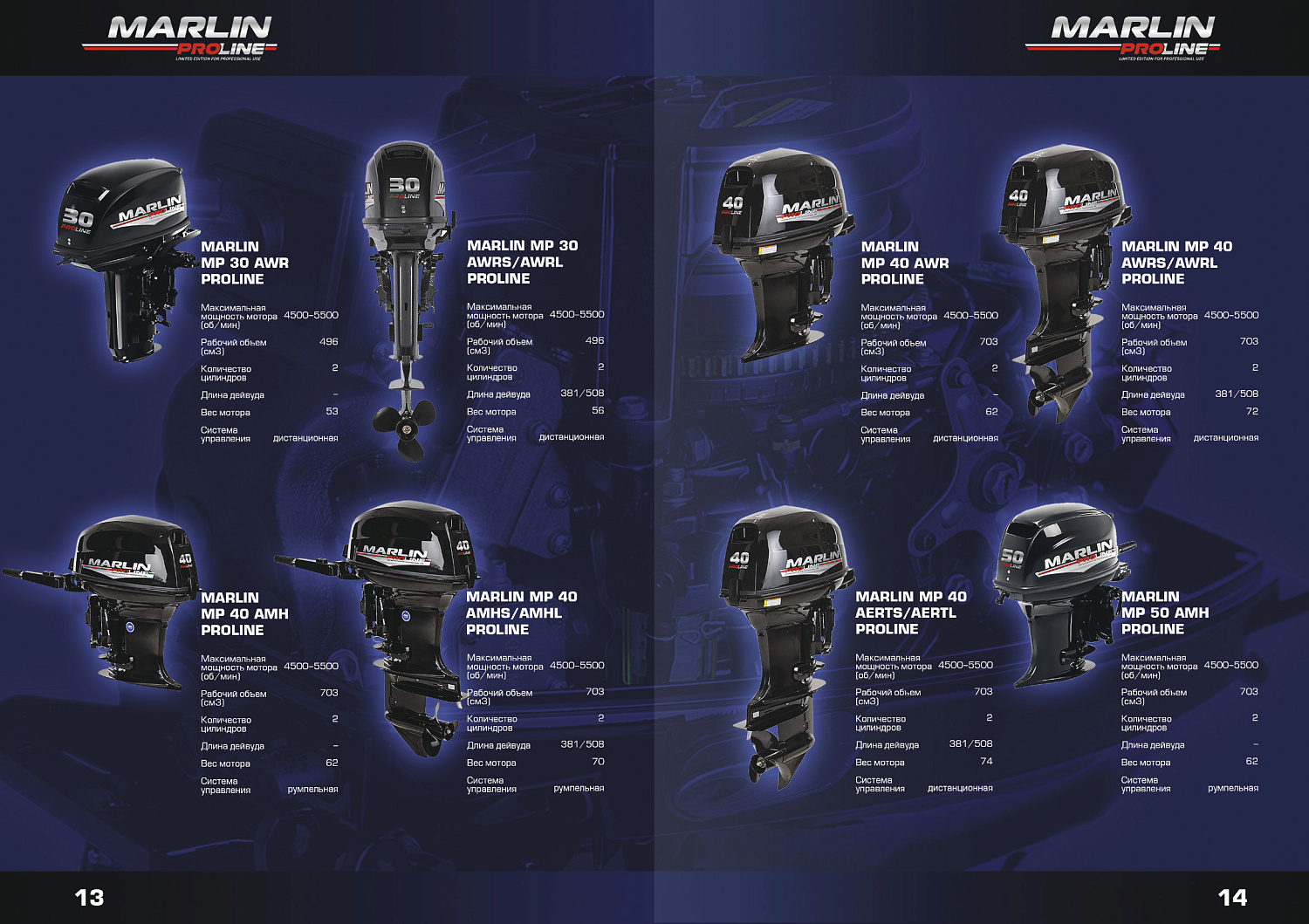 Лодочный мотор MARLIN PROLINE MP 9.9 (15) AWRS в Октябрьском