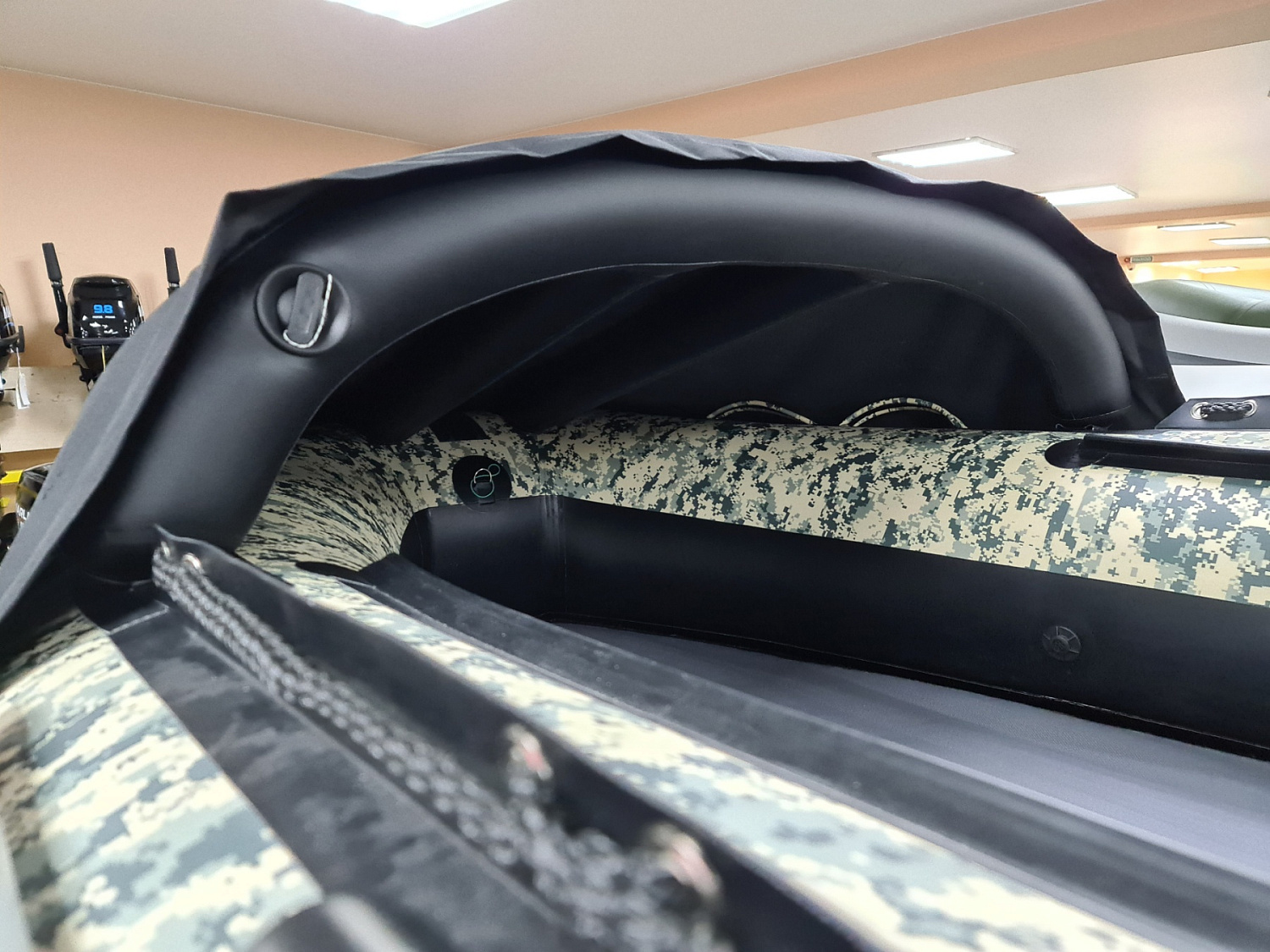 КОМПЛЕКТ НОСОВОГО ТЕНТА К ЛОДКЕ SMARINE AIR MAX 360 ЧЕРНЫЙ в Октябрьском