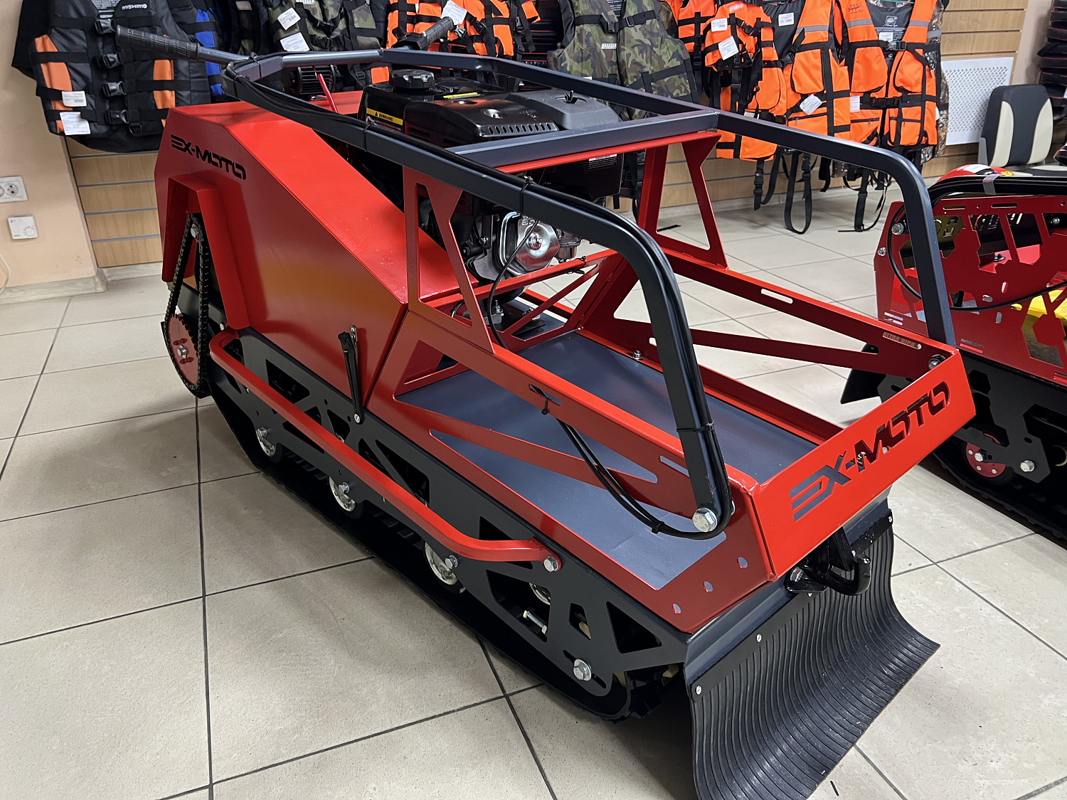 Мотобуксировщик EX-MOTO SNOWDOG S500 15л.с в Октябрьском