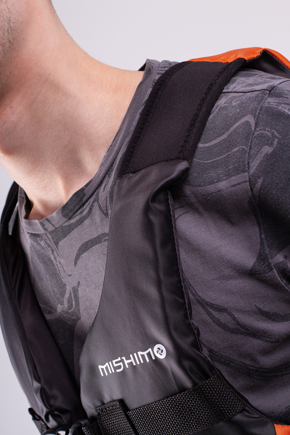 Жилет спасательный MISHIMO PRO Премиум качества Черно-оранжевый в Октябрьском