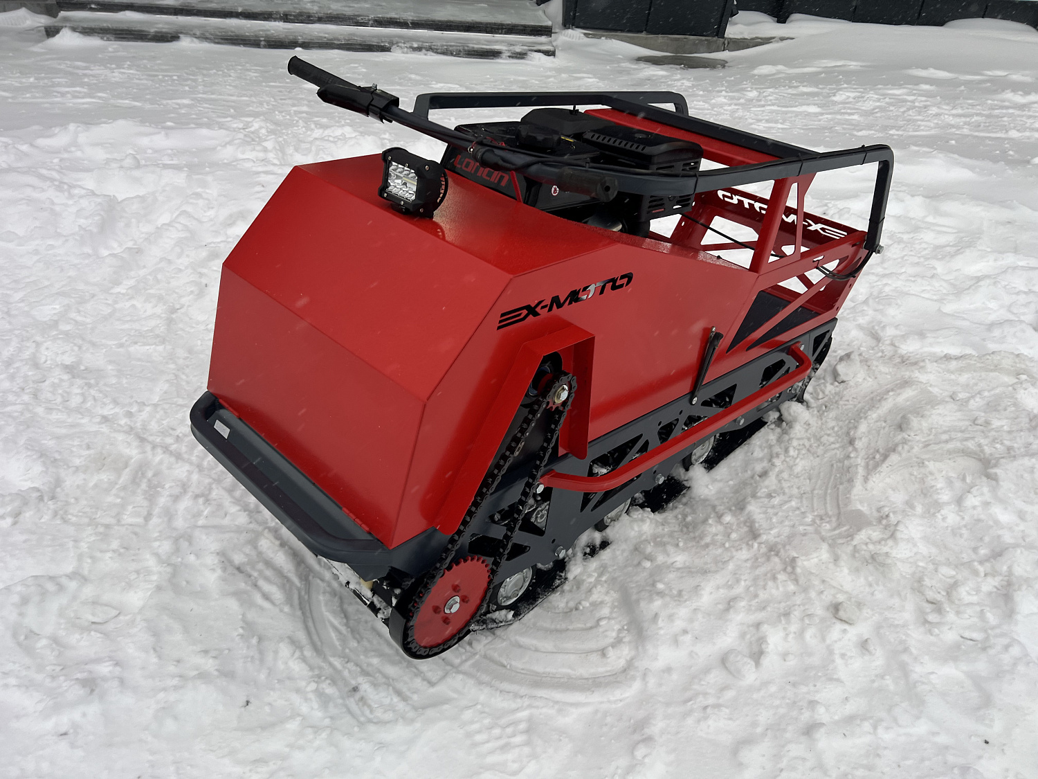 Мотобуксировщик EX-MOTO SNOWDOG S500 15л.с в Октябрьском