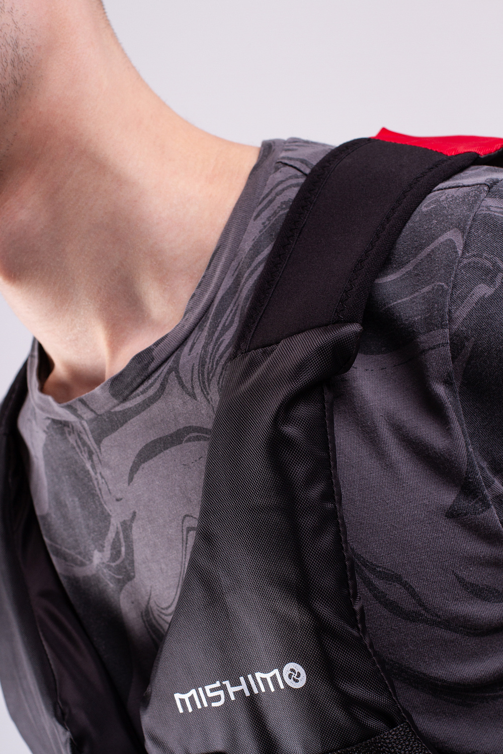 Жилет спасательный MISHIMO PRO Премиум качества Черно-красный в Октябрьском